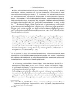 Image of the Page - 626 - in Zwischen geistiger Erneuerung und Restauration - US-amerikanische Planungen zur Entnazifizierung und demokratischen Reorientierung und die Nachkriegsrealität österreichischer Wissenschaft 1941-1955