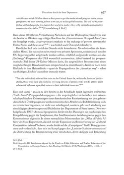 Bild der Seite - 627 - in Zwischen geistiger Erneuerung und Restauration - US-amerikanische Planungen zur Entnazifizierung und demokratischen Reorientierung und die Nachkriegsrealität österreichischer Wissenschaft 1941-1955