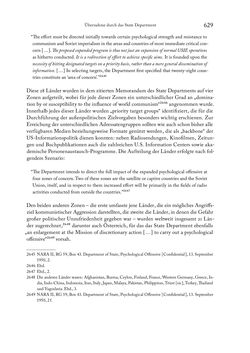 Bild der Seite - 629 - in Zwischen geistiger Erneuerung und Restauration - US-amerikanische Planungen zur Entnazifizierung und demokratischen Reorientierung und die Nachkriegsrealität österreichischer Wissenschaft 1941-1955
