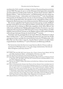 Image of the Page - 631 - in Zwischen geistiger Erneuerung und Restauration - US-amerikanische Planungen zur Entnazifizierung und demokratischen Reorientierung und die Nachkriegsrealität österreichischer Wissenschaft 1941-1955