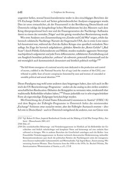 Image of the Page - 648 - in Zwischen geistiger Erneuerung und Restauration - US-amerikanische Planungen zur Entnazifizierung und demokratischen Reorientierung und die Nachkriegsrealität österreichischer Wissenschaft 1941-1955