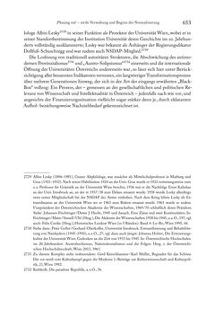 Image of the Page - 653 - in Zwischen geistiger Erneuerung und Restauration - US-amerikanische Planungen zur Entnazifizierung und demokratischen Reorientierung und die Nachkriegsrealität österreichischer Wissenschaft 1941-1955