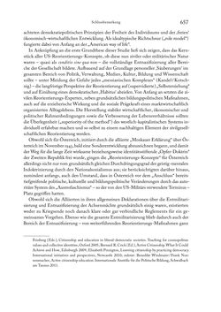 Image of the Page - 657 - in Zwischen geistiger Erneuerung und Restauration - US-amerikanische Planungen zur Entnazifizierung und demokratischen Reorientierung und die Nachkriegsrealität österreichischer Wissenschaft 1941-1955