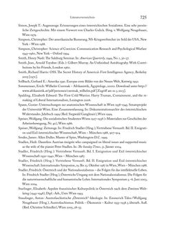 Image of the Page - 725 - in Zwischen geistiger Erneuerung und Restauration - US-amerikanische Planungen zur Entnazifizierung und demokratischen Reorientierung und die Nachkriegsrealität österreichischer Wissenschaft 1941-1955