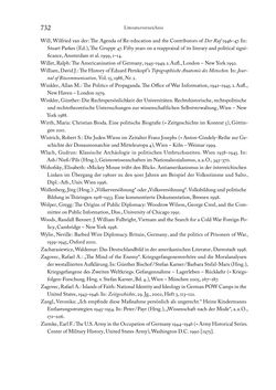 Image of the Page - 732 - in Zwischen geistiger Erneuerung und Restauration - US-amerikanische Planungen zur Entnazifizierung und demokratischen Reorientierung und die Nachkriegsrealität österreichischer Wissenschaft 1941-1955