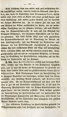 Bild der Seite - 57 - in Gemeinfaßliche Darstellung der Stabeisen u. Stahlbereitung in Frischherden - in den Ländern des Vereins zur Beförderung und Unterstütztung der Industrie und Gewerbe in Innerösterreich, dem Lande ob der Enns und Salzburg