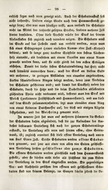 Bild der Seite - 98 - in Gemeinfaßliche Darstellung der Stabeisen u. Stahlbereitung in Frischherden - in den Ländern des Vereins zur Beförderung und Unterstütztung der Industrie und Gewerbe in Innerösterreich, dem Lande ob der Enns und Salzburg