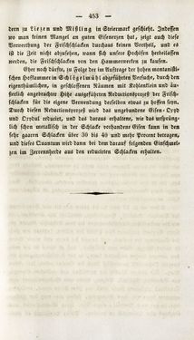Image of the Page - 453 - in Gemeinfaßliche Darstellung der Stabeisen u. Stahlbereitung in Frischherden - in den Ländern des Vereins zur Beförderung und Unterstütztung der Industrie und Gewerbe in Innerösterreich, dem Lande ob der Enns und Salzburg