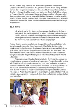 Bild der Seite - 71 - in Generative Bildarbeit - Zum transformativen Potential fotografischer Praxis