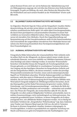 Image of the Page - 107 - in Generative Bildarbeit - Zum transformativen Potential fotografischer Praxis
