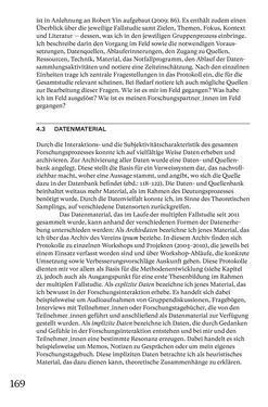 Bild der Seite - 169 - in Generative Bildarbeit - Zum transformativen Potential fotografischer Praxis