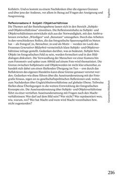 Image of the Page - 216 - in Generative Bildarbeit - Zum transformativen Potential fotografischer Praxis