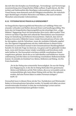 Image of the Page - 238 - in Generative Bildarbeit - Zum transformativen Potential fotografischer Praxis