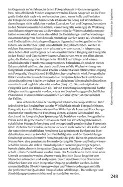 Bild der Seite - 248 - in Generative Bildarbeit - Zum transformativen Potential fotografischer Praxis