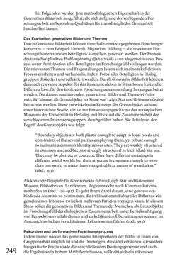 Image of the Page - 249 - in Generative Bildarbeit - Zum transformativen Potential fotografischer Praxis