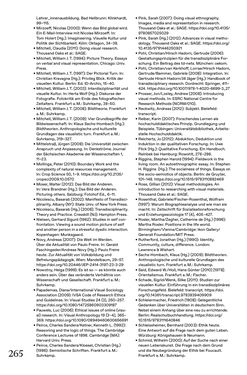 Bild der Seite - 265 - in Generative Bildarbeit - Zum transformativen Potential fotografischer Praxis