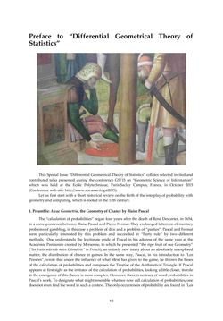 Image of the Page - vii - in Differential Geometrical Theory of Statistics