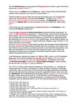 Bild der Seite - 30 - in Gerichtsbarkeit und Gerichtssäulen der ehemaligen Herrschaft Hagen bei Linz