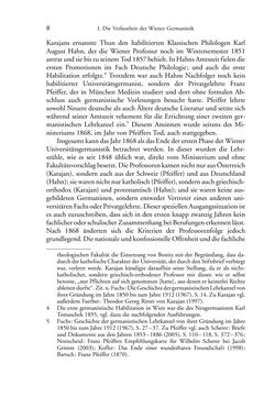 Bild der Seite - 8 - in Germanistik in Wien - Das Seminar für Deutsche Philologie und seine Privatdozentinnen (1897–1933)