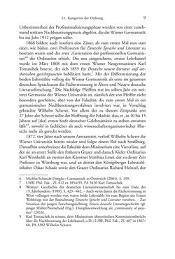 Bild der Seite - 9 - in Germanistik in Wien - Das Seminar für Deutsche Philologie und seine Privatdozentinnen (1897–1933)