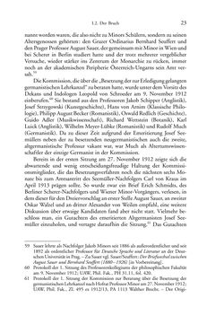 Bild der Seite - 23 - in Germanistik in Wien - Das Seminar für Deutsche Philologie und seine Privatdozentinnen (1897–1933)