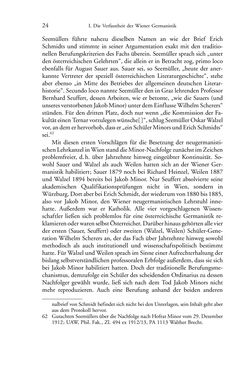Bild der Seite - 24 - in Germanistik in Wien - Das Seminar für Deutsche Philologie und seine Privatdozentinnen (1897–1933)