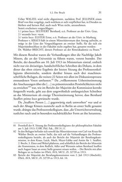 Bild der Seite - 31 - in Germanistik in Wien - Das Seminar für Deutsche Philologie und seine Privatdozentinnen (1897–1933)