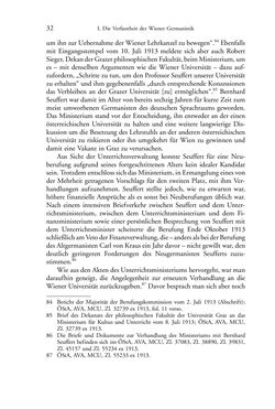 Image of the Page - 32 - in Germanistik in Wien - Das Seminar für Deutsche Philologie und seine Privatdozentinnen (1897–1933)
