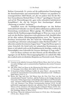 Image of the Page - 35 - in Germanistik in Wien - Das Seminar für Deutsche Philologie und seine Privatdozentinnen (1897–1933)