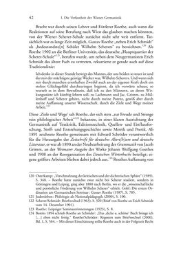Image of the Page - 42 - in Germanistik in Wien - Das Seminar für Deutsche Philologie und seine Privatdozentinnen (1897–1933)