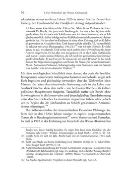 Image of the Page - 50 - in Germanistik in Wien - Das Seminar für Deutsche Philologie und seine Privatdozentinnen (1897–1933)