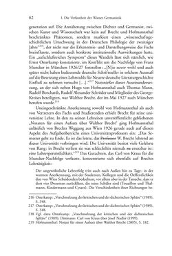 Bild der Seite - 62 - in Germanistik in Wien - Das Seminar für Deutsche Philologie und seine Privatdozentinnen (1897–1933)