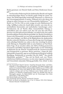 Image of the Page - 67 - in Germanistik in Wien - Das Seminar für Deutsche Philologie und seine Privatdozentinnen (1897–1933)