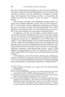 Bild der Seite - 68 - in Germanistik in Wien - Das Seminar für Deutsche Philologie und seine Privatdozentinnen (1897–1933)