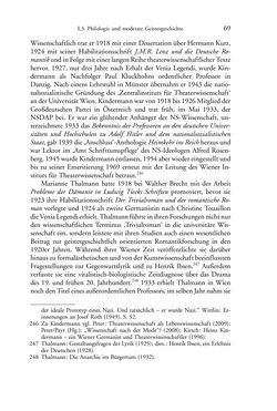 Bild der Seite - 69 - in Germanistik in Wien - Das Seminar für Deutsche Philologie und seine Privatdozentinnen (1897–1933)