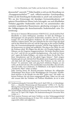 Bild der Seite - 81 - in Germanistik in Wien - Das Seminar für Deutsche Philologie und seine Privatdozentinnen (1897–1933)