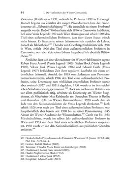 Bild der Seite - 84 - in Germanistik in Wien - Das Seminar für Deutsche Philologie und seine Privatdozentinnen (1897–1933)