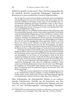 Image of the Page - 96 - in Germanistik in Wien - Das Seminar für Deutsche Philologie und seine Privatdozentinnen (1897–1933)