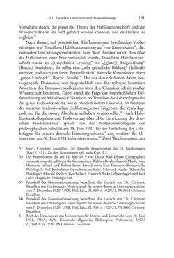 Image of the Page - 101 - in Germanistik in Wien - Das Seminar für Deutsche Philologie und seine Privatdozentinnen (1897–1933)