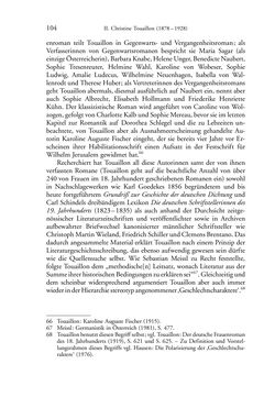 Image of the Page - 104 - in Germanistik in Wien - Das Seminar für Deutsche Philologie und seine Privatdozentinnen (1897–1933)