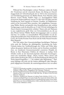 Bild der Seite - 140 - in Germanistik in Wien - Das Seminar für Deutsche Philologie und seine Privatdozentinnen (1897–1933)