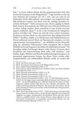 Image of the Page - 194 - in Germanistik in Wien - Das Seminar für Deutsche Philologie und seine Privatdozentinnen (1897–1933)