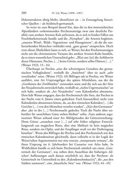 Image of the Page - 200 - in Germanistik in Wien - Das Seminar für Deutsche Philologie und seine Privatdozentinnen (1897–1933)