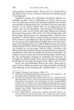 Image of the Page - 208 - in Germanistik in Wien - Das Seminar für Deutsche Philologie und seine Privatdozentinnen (1897–1933)