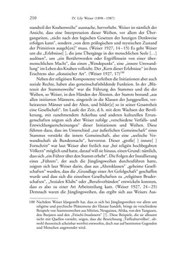 Image of the Page - 210 - in Germanistik in Wien - Das Seminar für Deutsche Philologie und seine Privatdozentinnen (1897–1933)