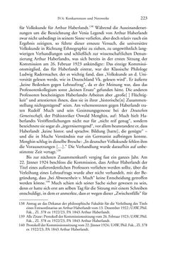Image of the Page - 223 - in Germanistik in Wien - Das Seminar für Deutsche Philologie und seine Privatdozentinnen (1897–1933)