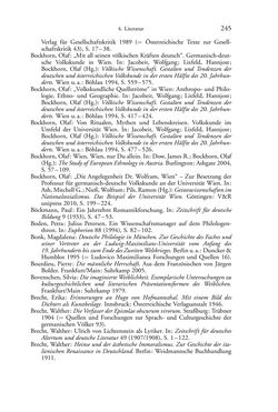 Image of the Page - 245 - in Germanistik in Wien - Das Seminar für Deutsche Philologie und seine Privatdozentinnen (1897–1933)