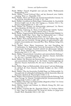 Image of the Page - 246 - in Germanistik in Wien - Das Seminar für Deutsche Philologie und seine Privatdozentinnen (1897–1933)