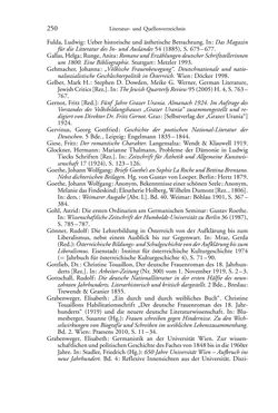 Image of the Page - 250 - in Germanistik in Wien - Das Seminar für Deutsche Philologie und seine Privatdozentinnen (1897–1933)