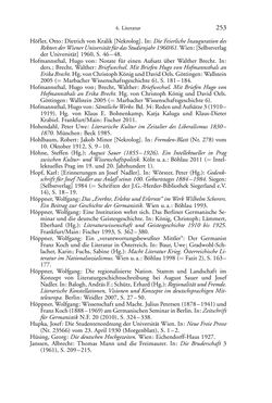 Image of the Page - 253 - in Germanistik in Wien - Das Seminar für Deutsche Philologie und seine Privatdozentinnen (1897–1933)